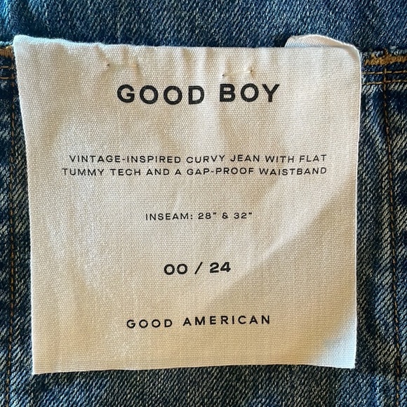 NWT Good American Good Boy Jeans - Picture 3 of 8